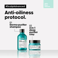 Thumbnail for L'Oreal Paris Professionnel Scalp Advanced Anti-Oiliness 2-In-1 Deep Purifier Clay With 3% AHA - Distacart