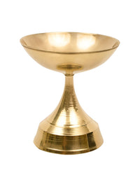 Thumbnail for Spillbox Gold-Toned Brass Niranjan Small Deep Pooja Essential - Distacart