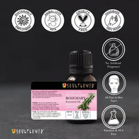 Thumbnail for Soulflower Rosemary Oil for Healthy Hair and Shiny Skin - Distacart
