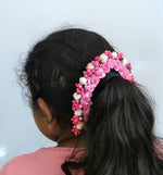 Thumbnail for Pink Flower Hair Gajra