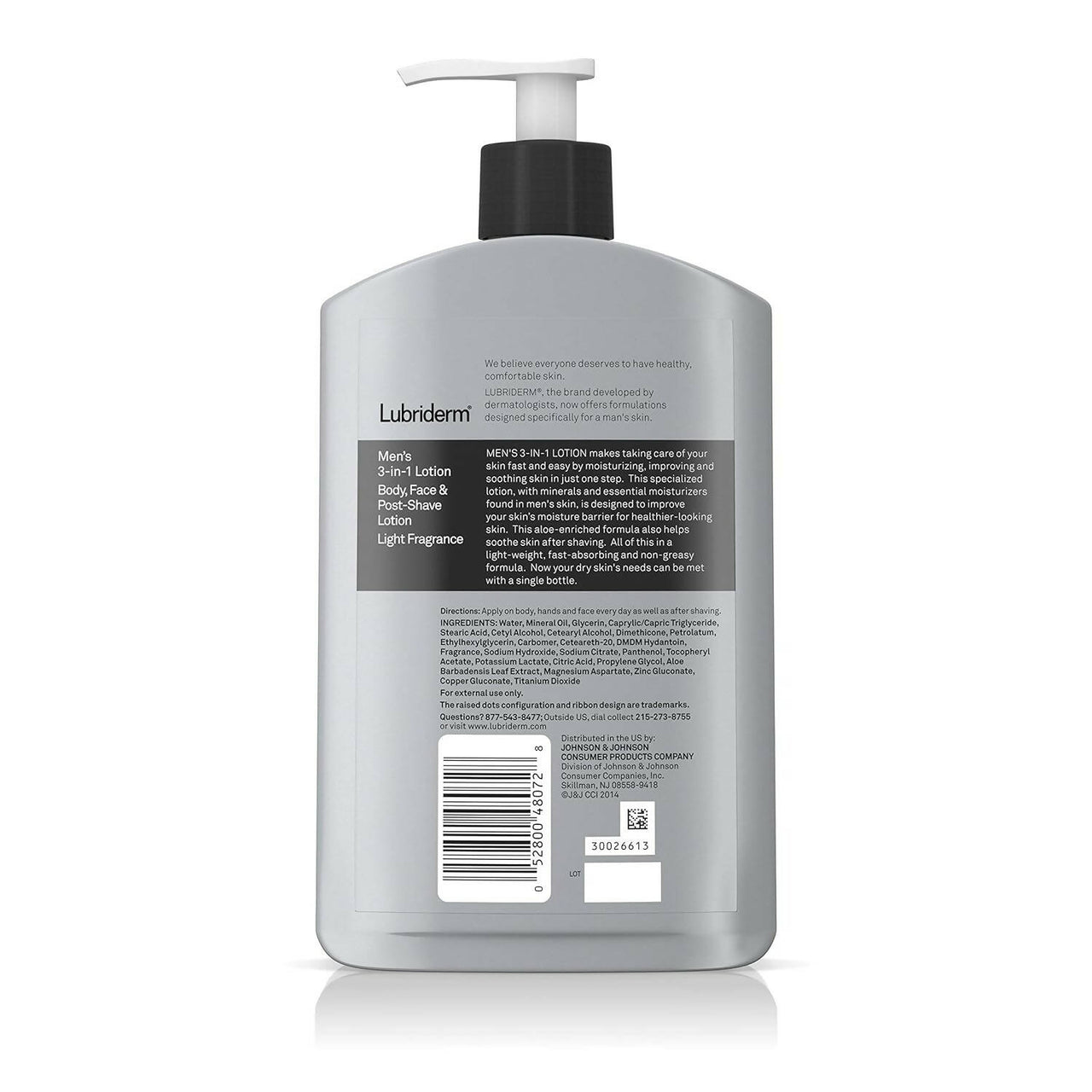 Lubriderm Men's 3-in-1 Lotion - Distacart