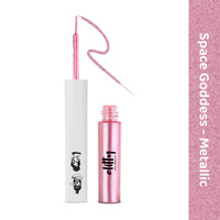 Thumbnail for Elitty Pink Pop Color Metallic Finish Liquid Eyeliner - Space Goddess (Pink) - Distacart