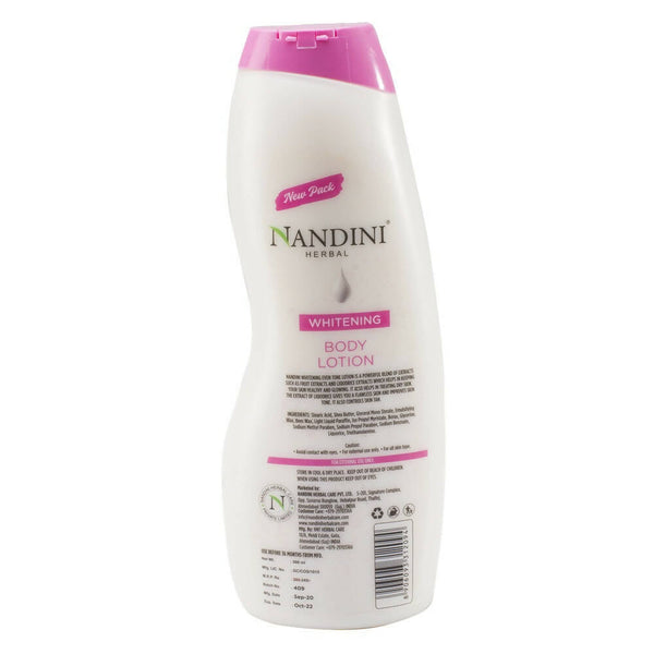 Nandini Herbal Whitening Body Lotion - Distacart