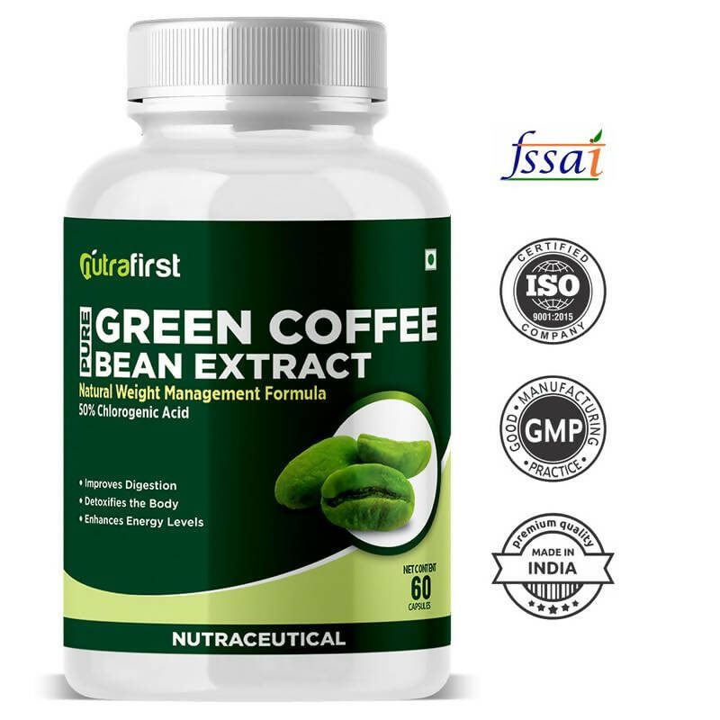 Nutrafirst Green Coffee Bean Extract Capsules - Distacart