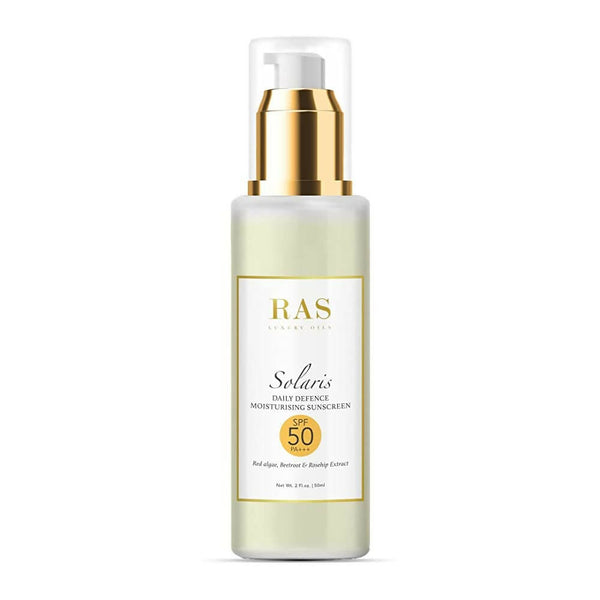 Ras Luxury Oils Solaris Daily Defence Mineral Sunscreen SPF 50 - Distacart
