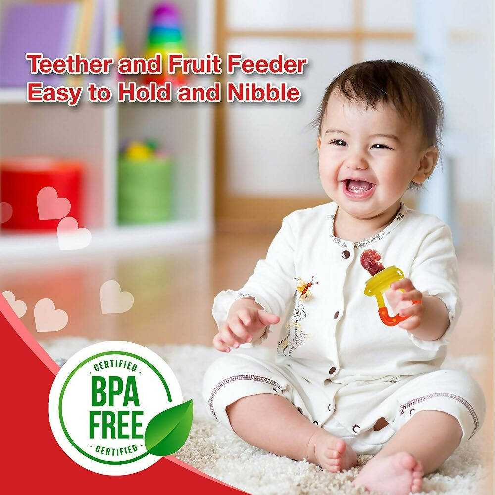 LuvLap Silicone Food/Fruit Nibbler with Extra Mesh - Distacart