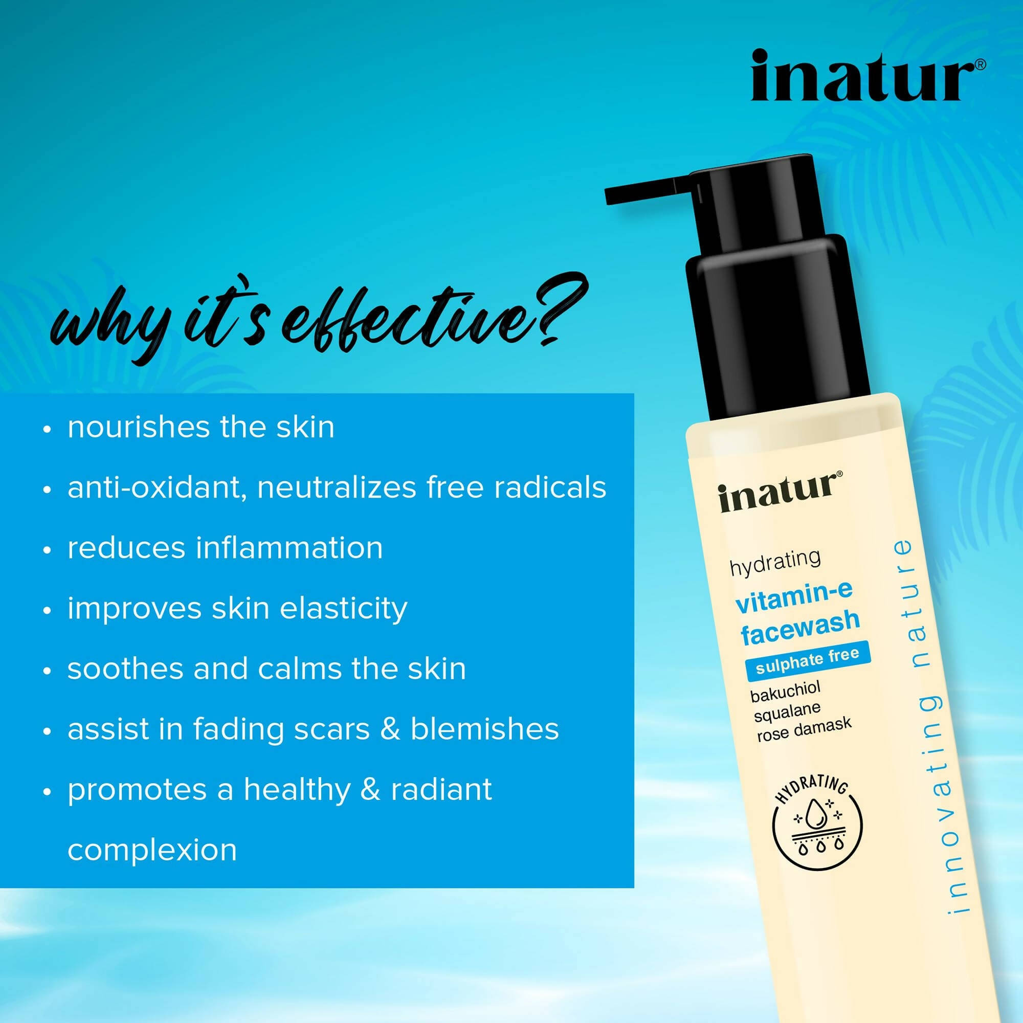 Inatur Vitamin E Face Wash - Distacart