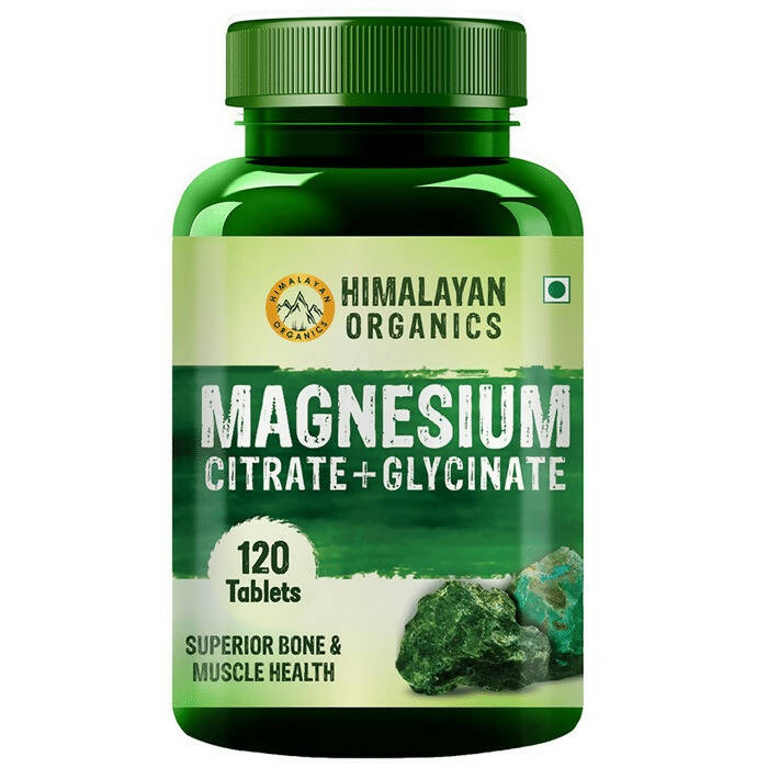Himalayan Organics Magnesium Citrate+Glycinate Tablets - Distacart
