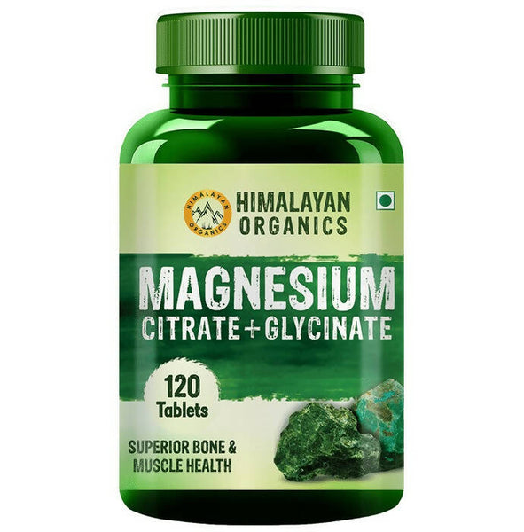 Himalayan Organics Magnesium Citrate+Glycinate Tablets - Distacart