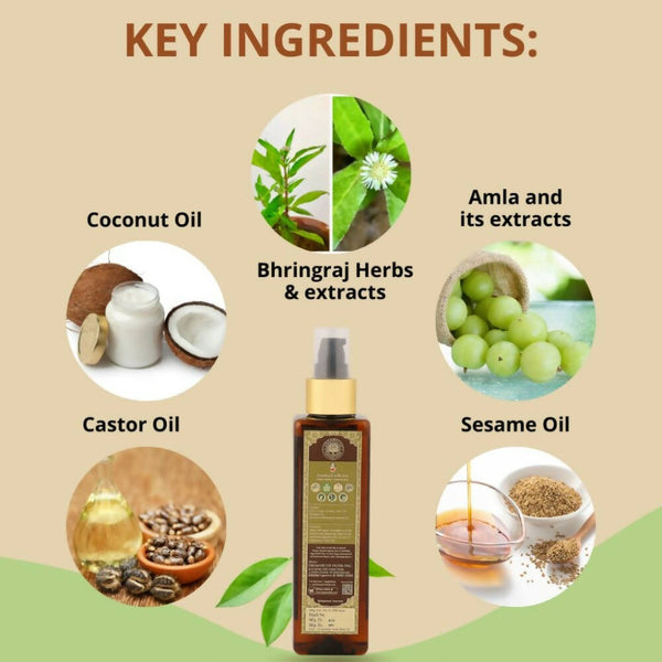 Organicos Bhringraj Hair Oil - Distacart