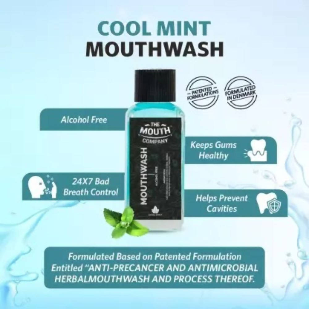 The Mouth Company Cool Mint Mouthwash