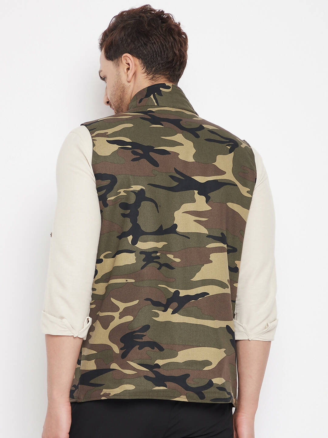 Even Apparels Multi Cotton Men Woven Nehru Jacket - Distacart