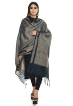 Thumbnail for Mominos Fashion Moeza Handloom Cotton Navy Blue Dupatta For Women - Distacart