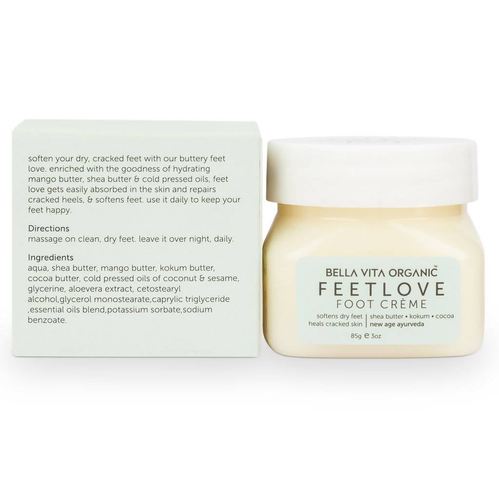 Bella Vita Organic Feet Love Foot Creme - Distacart