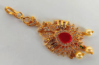 Thumbnail for Short Length Bridal Maang Tikka - Distacart