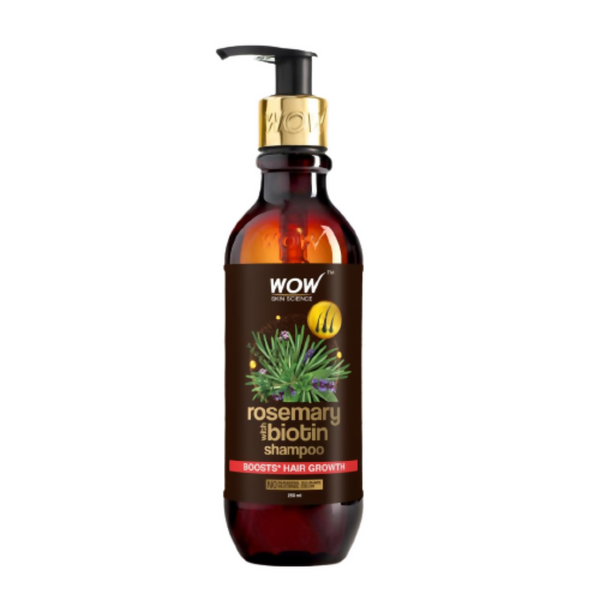 Wow Skin Science Rosemary With Biotin Hair Growth Shampoo - Distacart
