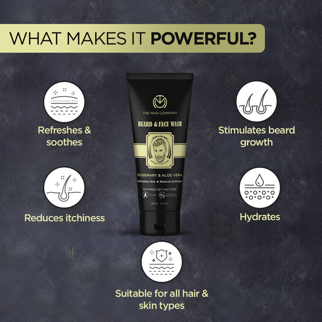 The Man Company Beard & Face Wash - Distacart