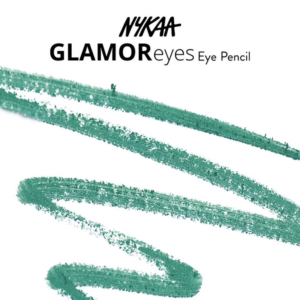 Nykaa Glamoreyes Colour Eye Pencil Kajal - Emerald Wand 09 - Distacart