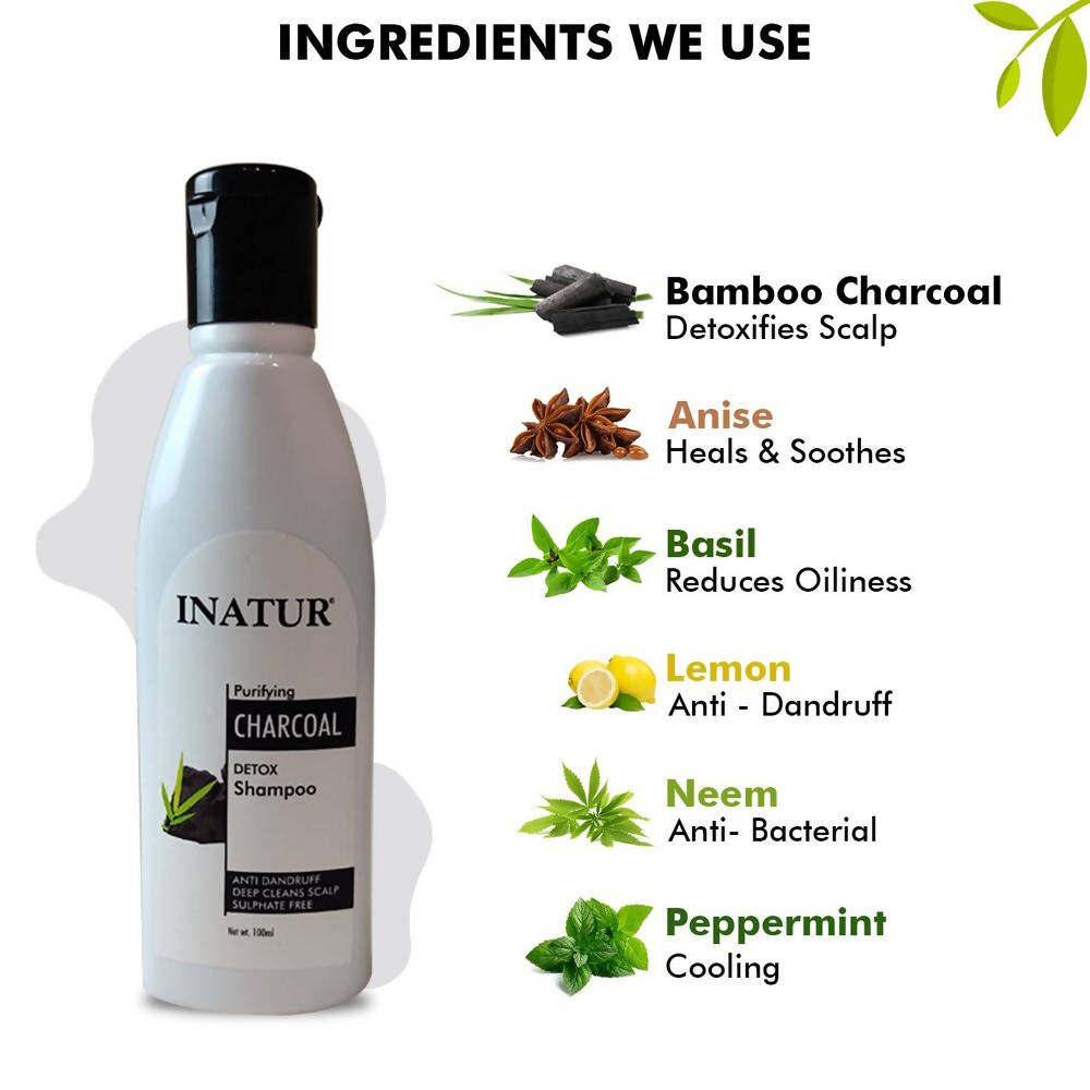 Inatur Purifying Charcoal Detox Shampoo