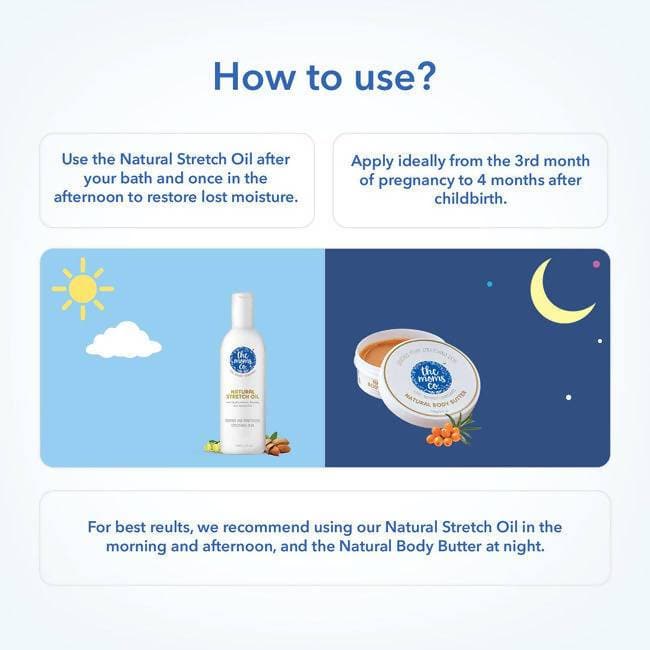 The Moms Co Natural Stretch Oil - Distacart