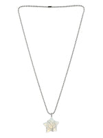 Thumbnail for Women's Silver-Toned Blue Silver-Plated Handcrafted Chain - Ruby Raang - Distacart