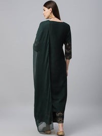 Thumbnail for Cheera Printed Kurta Palazzo With Dupatta Set (CH117KPD) - Distacart
