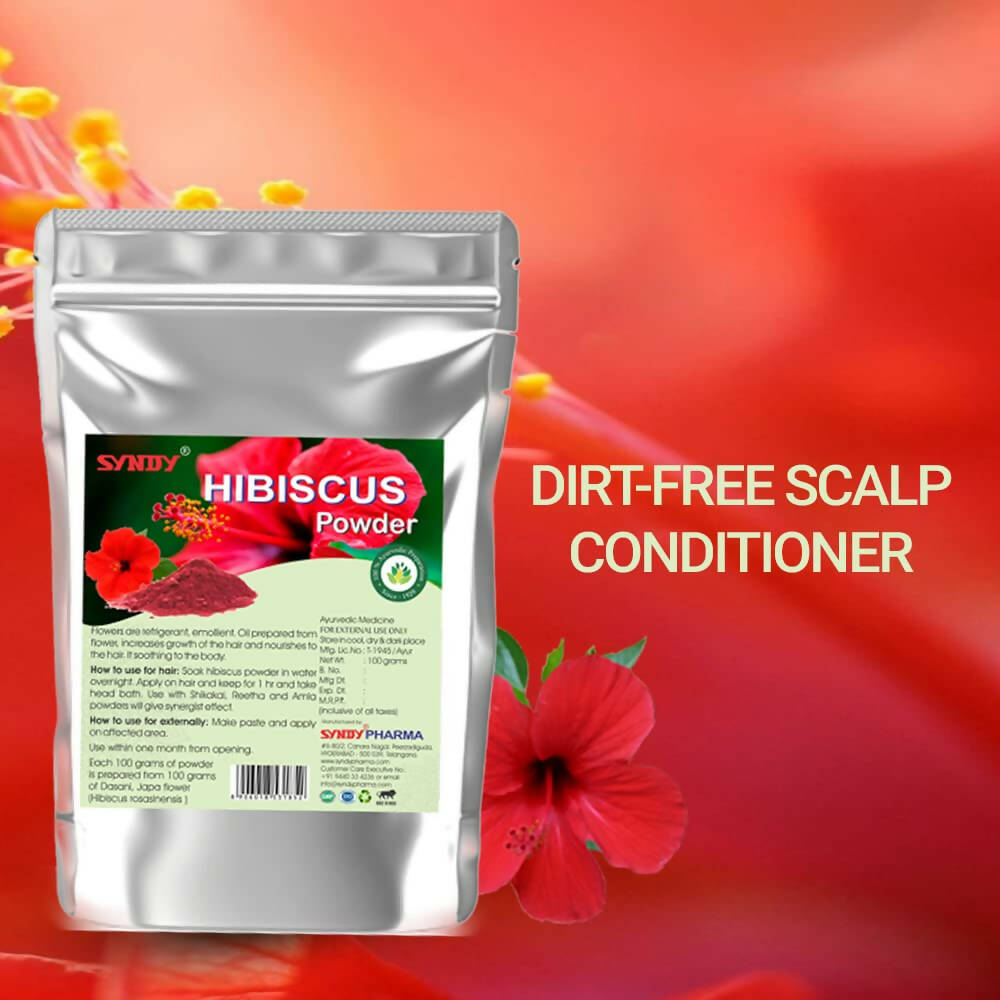 Syndy Pharma Hibiscus Powder for Hair - Distacart