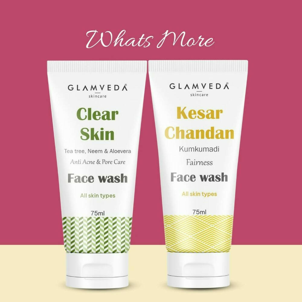 Glamveda Be Bright Skin Brighteing & Anti Blemish Face Wash - Distacart