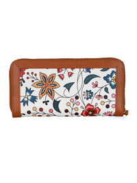 Thumbnail for Priyaasi Women White Tropical Floral Chain Wallet - Distacart