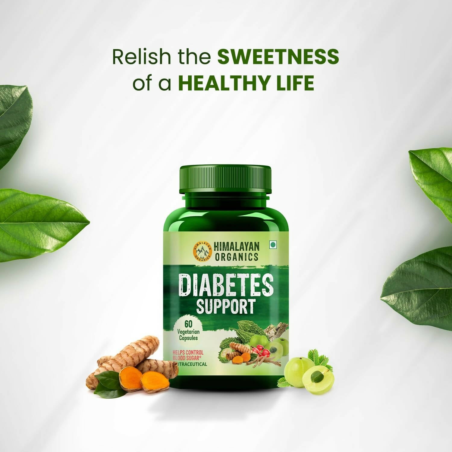 Himalayan Organics Diabetes Support Capsules - Distacart