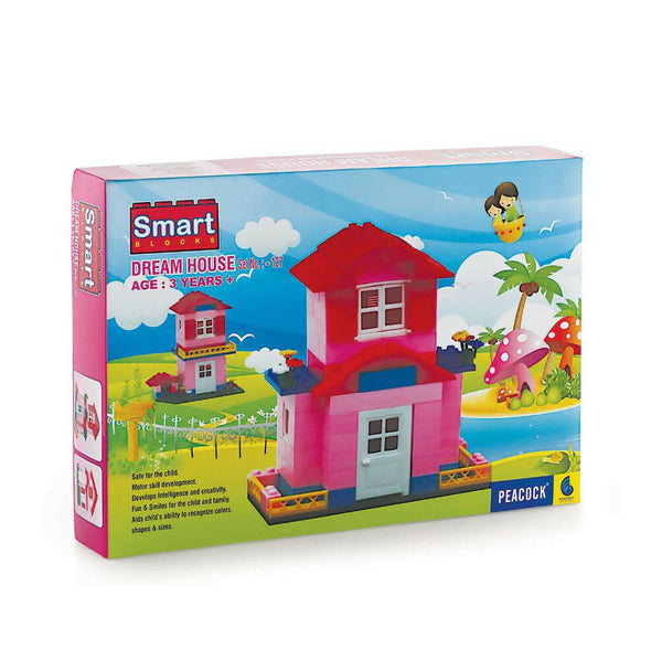 Peacock Learning & Educational Building Blocks Set For Kids - Dream House 127 - Distacart