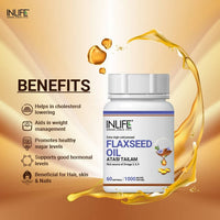 Thumbnail for Inlife Flaxseed Oil Atasi Tailam Capsules