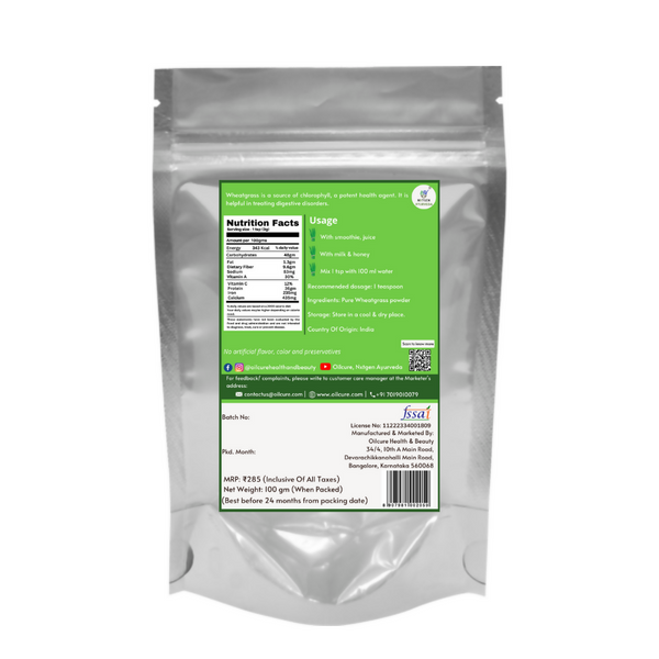 Nxtgen Ayurveda Wheat Grass Powder - Distacart