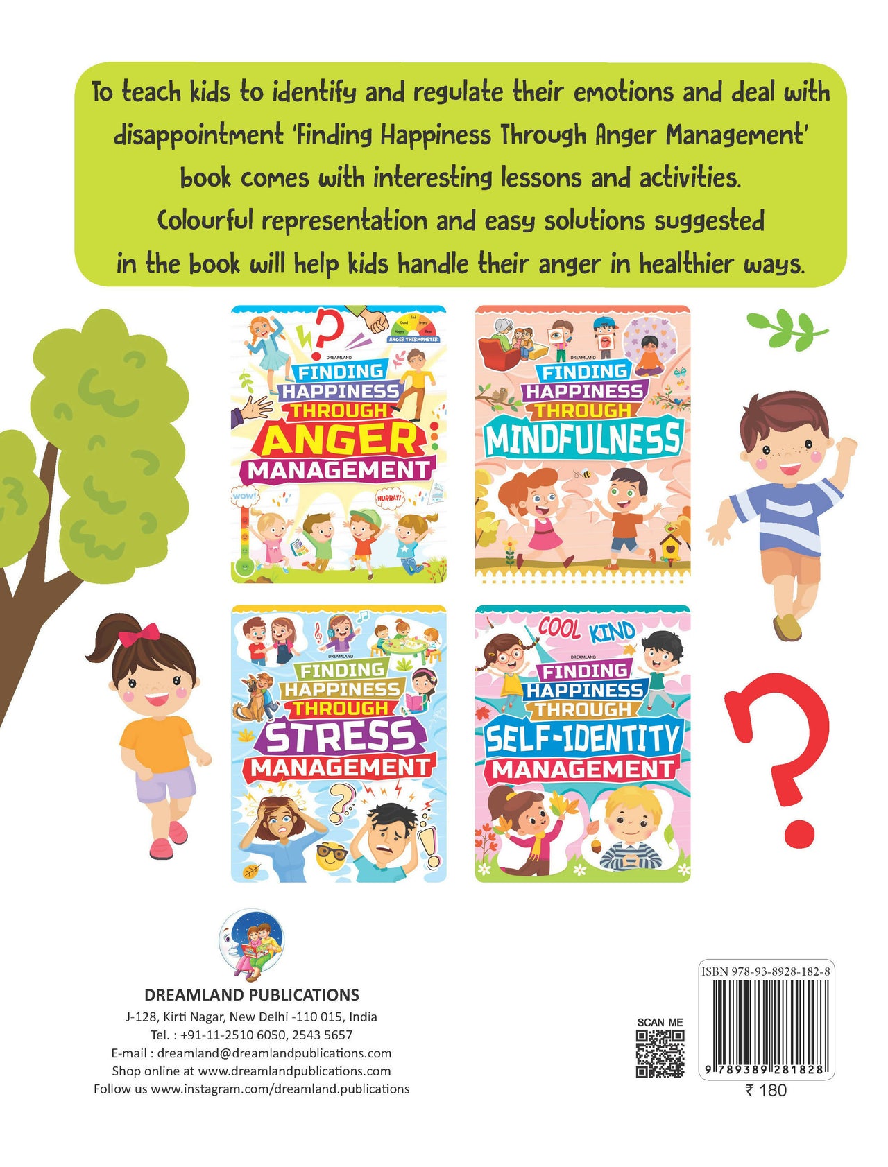 Dreamland Anger Management - Finding Happiness Series : Children Interactive & Activity Book - Distacart