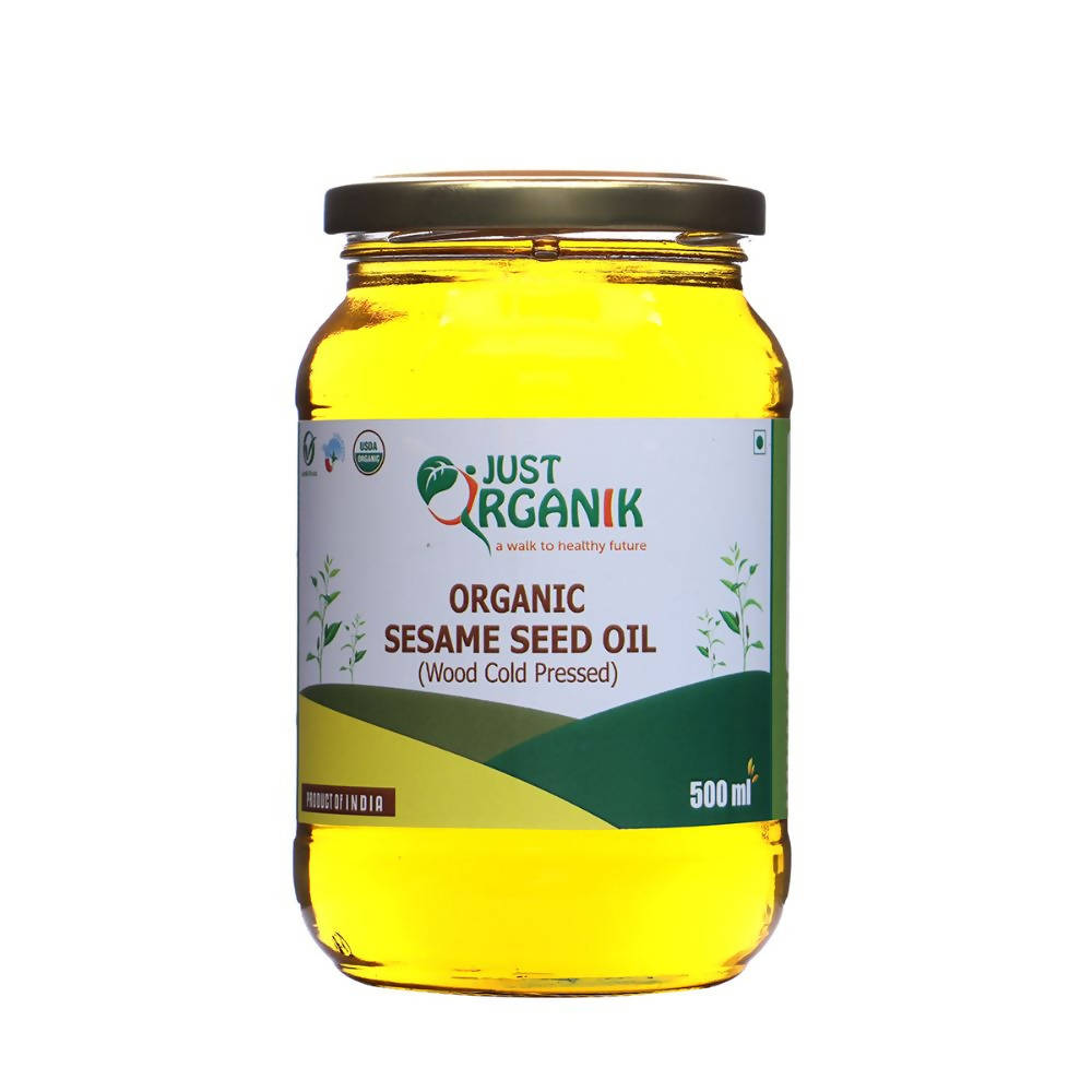 Just Organik White Sesame Oil (Til ka Tel) - Distacart