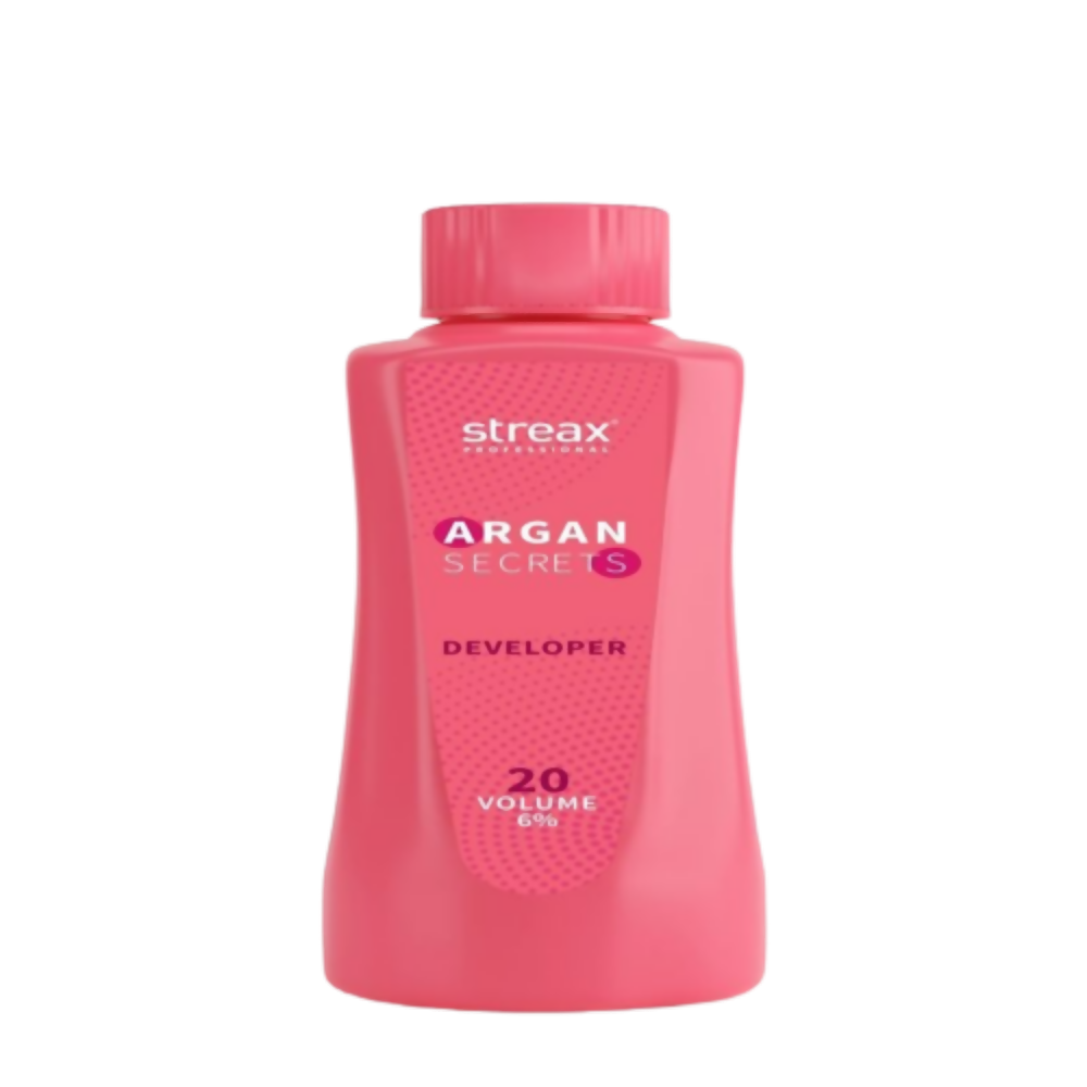 Streax Professional Developer For Argan Secrets Colourant - 20 Volume 6% - Distacart