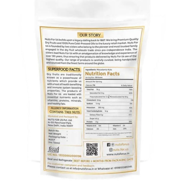 Nuts For Us Macadamia Nuts - Distacart