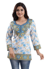 Thumbnail for Snehal Creations Best Stylish Faux Crepe Printed Short Kurti Tunic