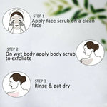 Thumbnail for NutriGlow NATURAL'S Bamboo Charcoal Face & Body Scrub - Distacart