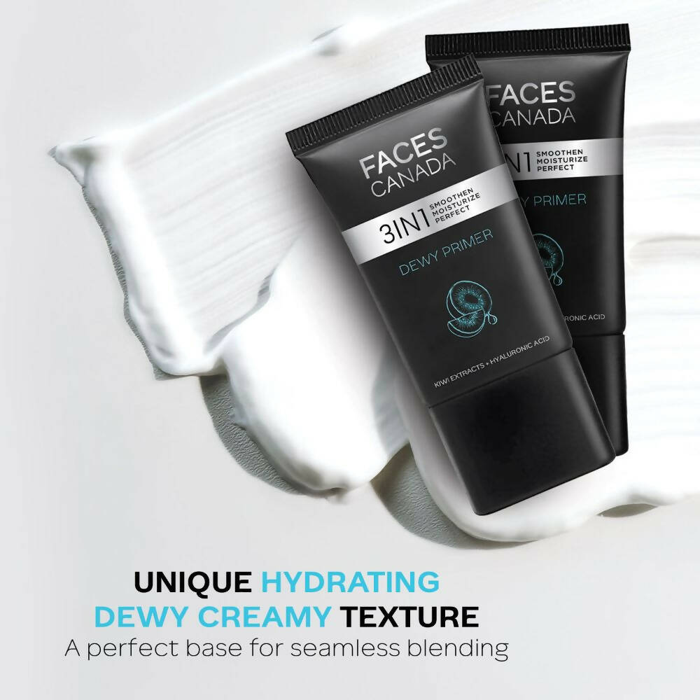Faces Canada 3in1 Dewy Primer - Instant Smooth & Dewy Perfection - Distacart