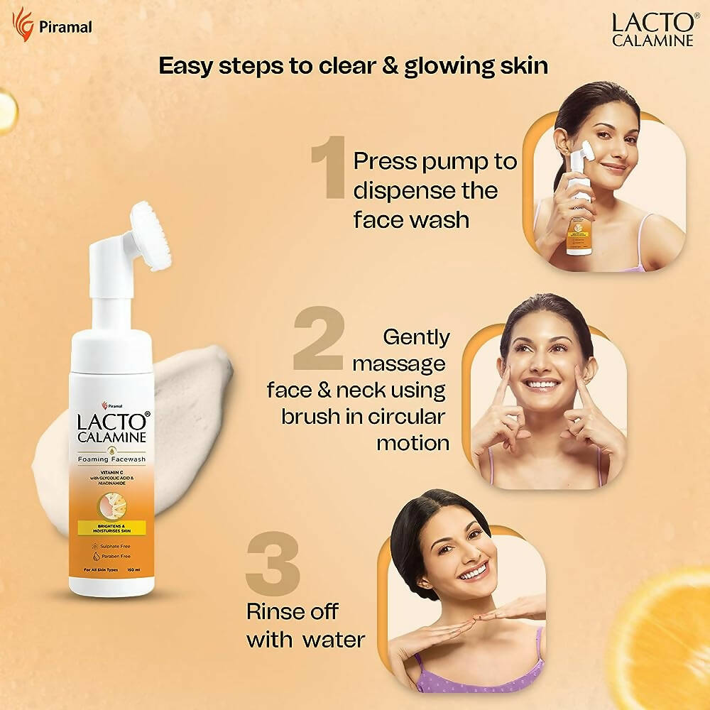 Lacto Calamine Vitamin C Foaming Face Wash - Distacart