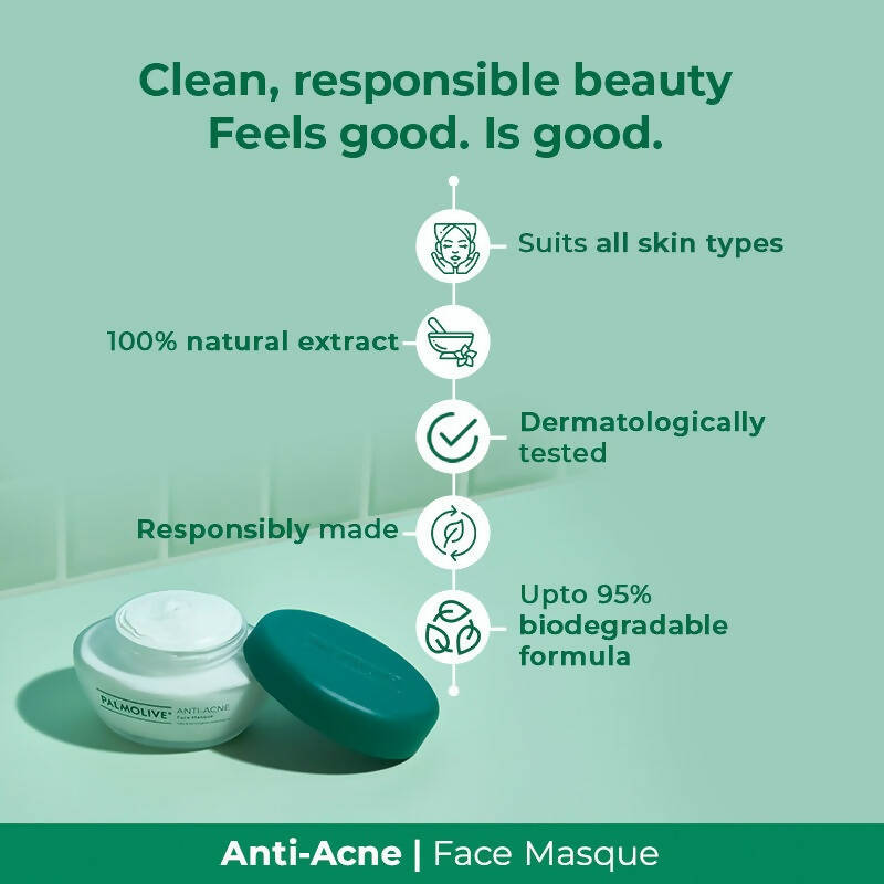 Palmolive Anti Acne Purifying Face Masque - Distacart