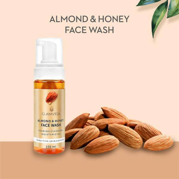 Glamveda Almond & Honey Nourishing Foaming Face Wash