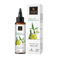 Thumbnail for Good Vibes Amla & Bhringraj Strengthening Hair Oil