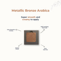 Thumbnail for Disguise Satin Smooth Eyeshadow Squares - Metallic Bronze Arabica 210 - Distacart