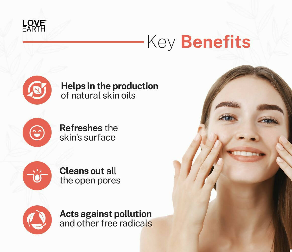 Love Earth No Foam Face Wash - Distacart