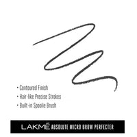 Thumbnail for Lakme Absolute Micro Brow Perfecter - Charcoal - Distacart