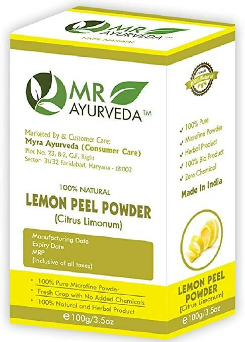MR Ayurveda Lemon Peel Powder - Distacart