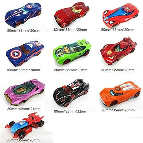 Sardar Ji Ki Dukan Avengers Metal Die Cast Character Cars Set Toy Pack Of 10 (Multicolor, Pack Of: 10) - Distacart