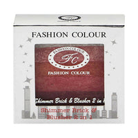 Thumbnail for Fashion Colour Shimmer Brick & Blusher 2 in 1 Glow Bronzer Powder-Shade 02 (Medium To Dark) - Distacart